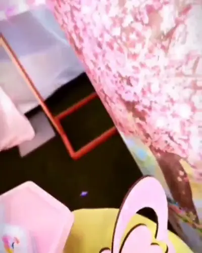 1 ano da Laura; decoracao rosa com borboletas. Festa realizada no Espaço Comemora em 2023