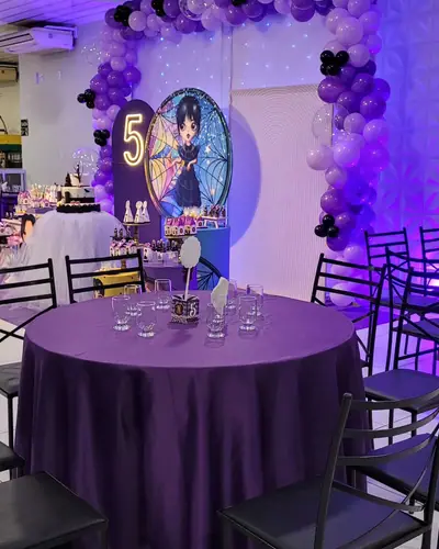 FUSAO: '5 Anos da Iris Emanuelly' · mesma festa da Wandinha, terceira publicacao. Festa realizada no Espaço Comemora em 2024